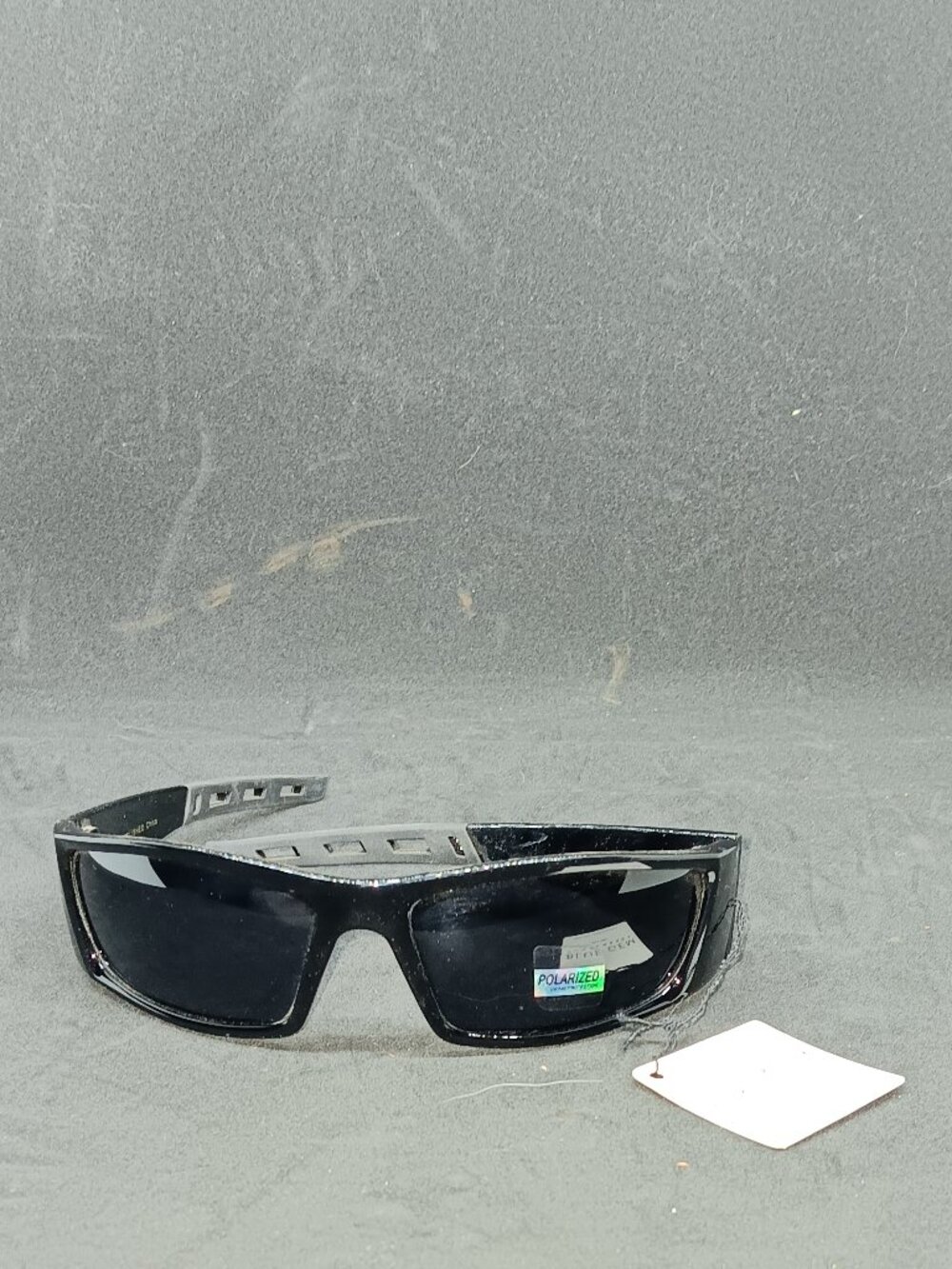 🆕 NWT Blue Gem Polarized Wrap-Around Sunglasses BP0059 Black Sport
